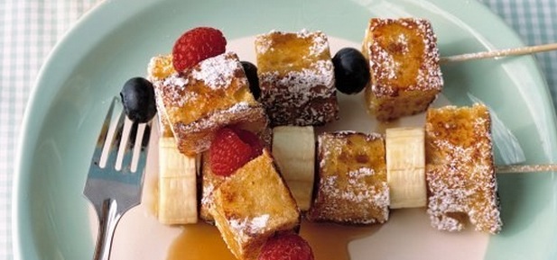 French Toast Kebabs